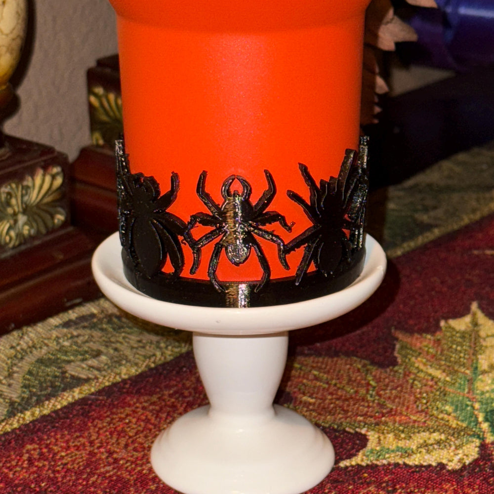 Spider and Spiderweb Tumbler Boots, Halloween Tumbler Sleeve, Accessories for your 40 oz Stanley Web Glow Wicked tumblers, Unique Gift