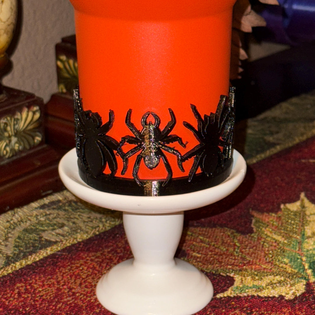 Spider and Spiderweb Tumbler Boots, Halloween Tumbler Sleeve, Accessories for your 40 oz Stanley Web Glow Wicked tumblers, Unique Gift