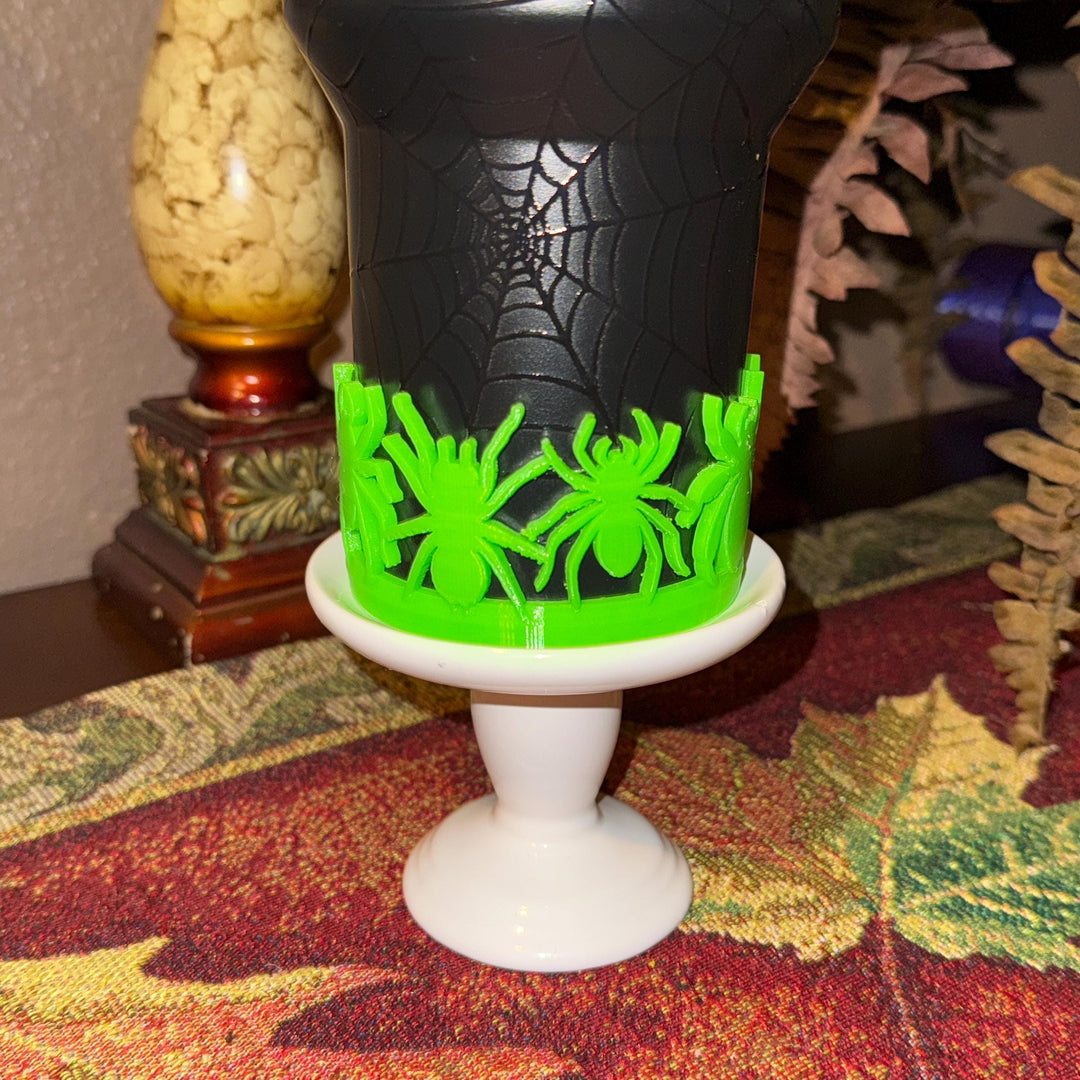 Spider and Spiderweb Tumbler Boots, Halloween Tumbler Sleeve, Accessories for your 40 oz Stanley Web Glow Wicked tumblers, Unique Gift