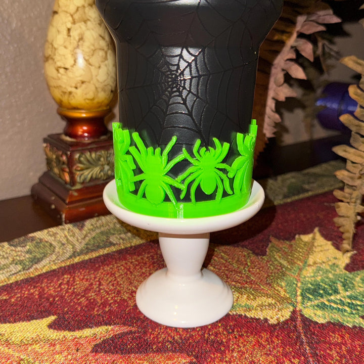 Spider and Spiderweb Tumbler Boots, Halloween Tumbler Sleeve, Accessories for your 40 oz Stanley Web Glow Wicked tumblers, Unique Gift