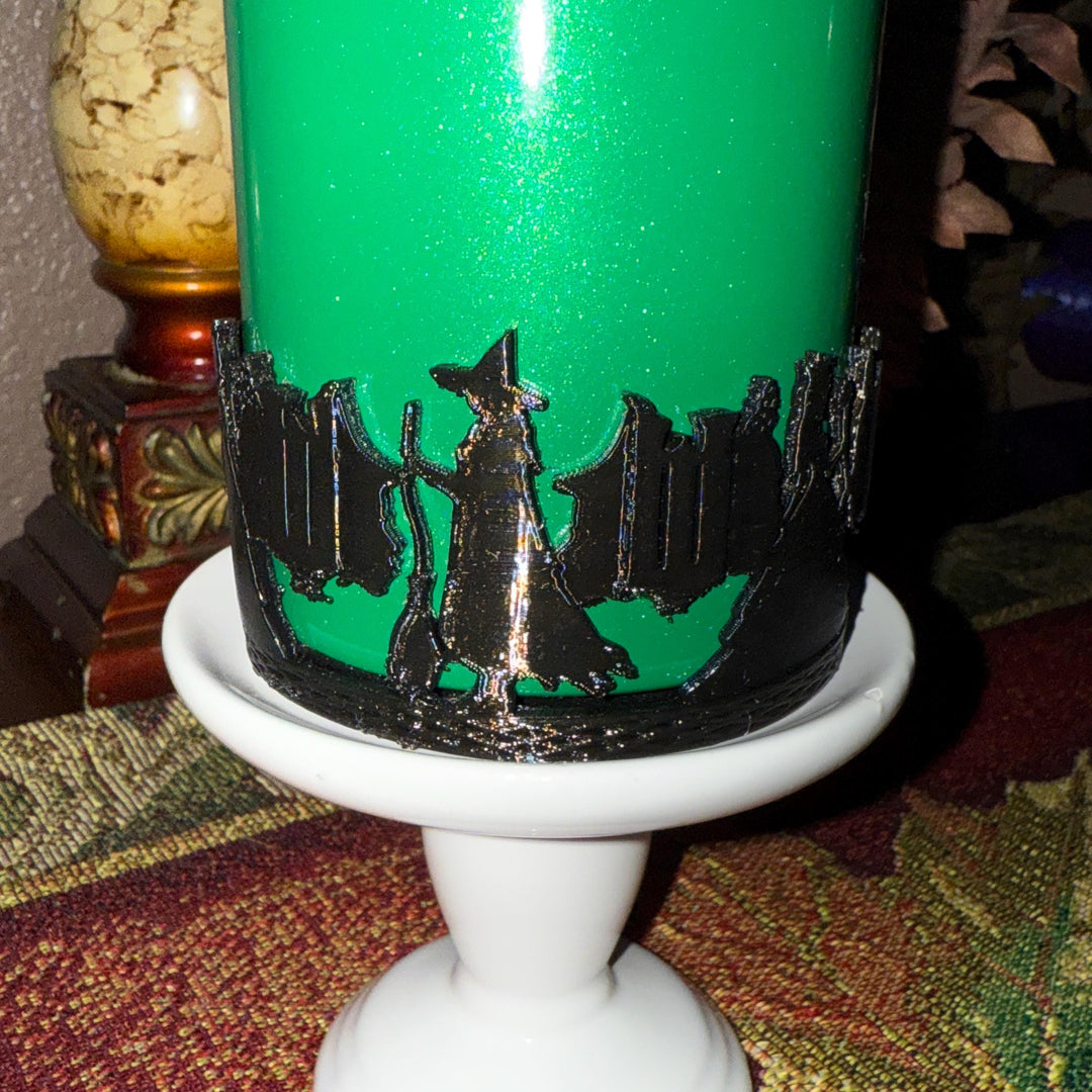Witch tumbler boot and witch hat tumbler topper, accessories for your Stanley tumbler, unique Halloween gift.