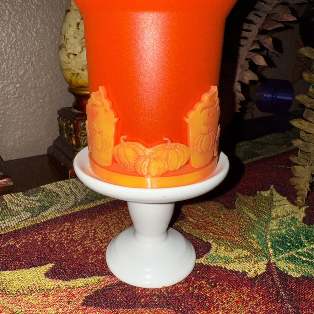 Pumpkin Spice Tumbler Boot, Drink Sleeve, Fall Accessories for 20 30 and 40 oz Stanley, color changing, coffee Unique Gift
