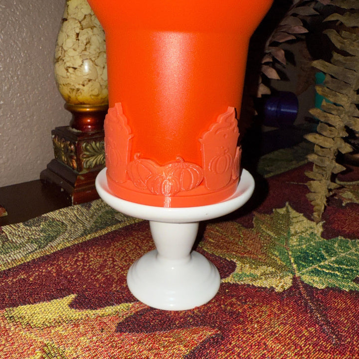 Pumpkin Spice Tumbler Boot, Drink Sleeve, Fall Accessories for 20 30 and 40 oz Stanley, color changing, coffee Unique Gift