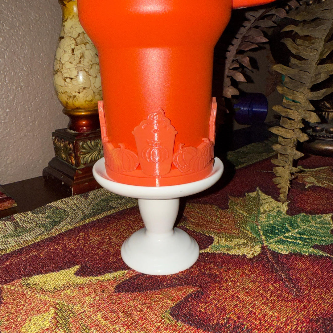 Pumpkin Spice Tumbler Boot, Drink Sleeve, Fall Accessories for 20 30 and 40 oz Stanley, color changing, coffee Unique Gift