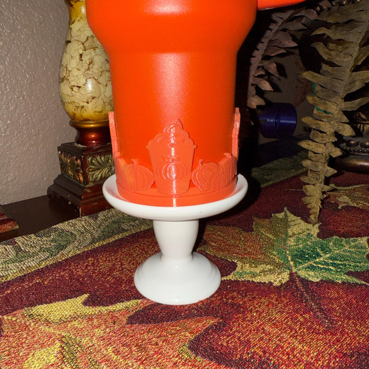 Pumpkin Spice Tumbler Boot, Drink Sleeve, Fall Accessories for 20 30 and 40 oz Stanley, color changing, coffee Unique Gift