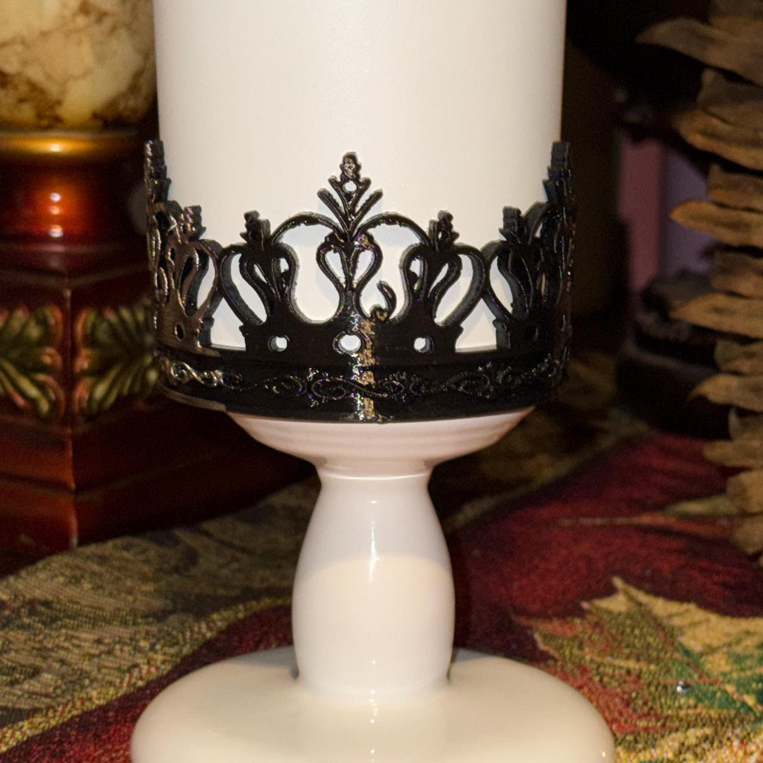 Fancy Black Silver Princess Crown Tumbler Boot, Tumbler Boot Sleeve, fits your Stanley Tumblers, Unique Gift