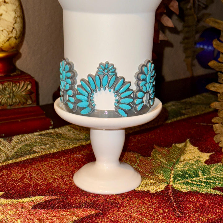 Concho Turquoise Tumbler Boot for Stanley, Drink Sleeve Protective Boot, Country Jewelry, Unique Stanley Accessories Gift