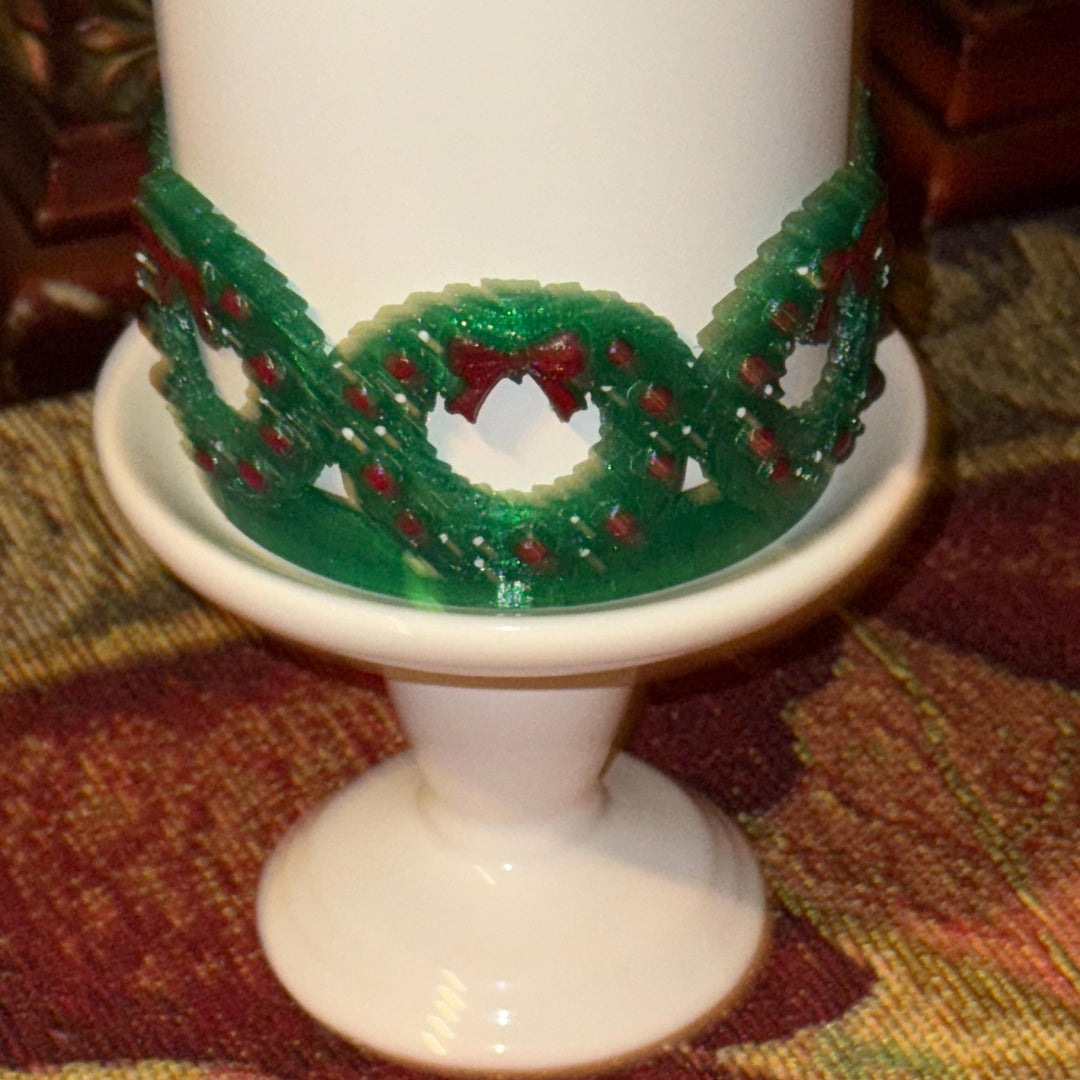 Christmas Wreath Tumbler Boot, Protective Sleeve, Holiday Boot, Fit's 20 oz 30 oz and 40 oz Stanley, Tumbler Accessories, Unique Gift