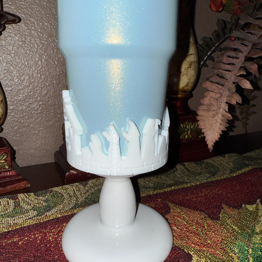 Christmas Nativity Scene Jesus Mary Joseph Shepard Wise Men Boot with Silver, Protective Sleeve, Stanley Tumbler Accessories
