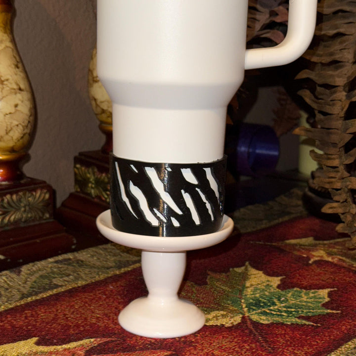 Zebra stripe Tumbler Boot, fits your 20/30 or 40 oz Stanley, unique gift