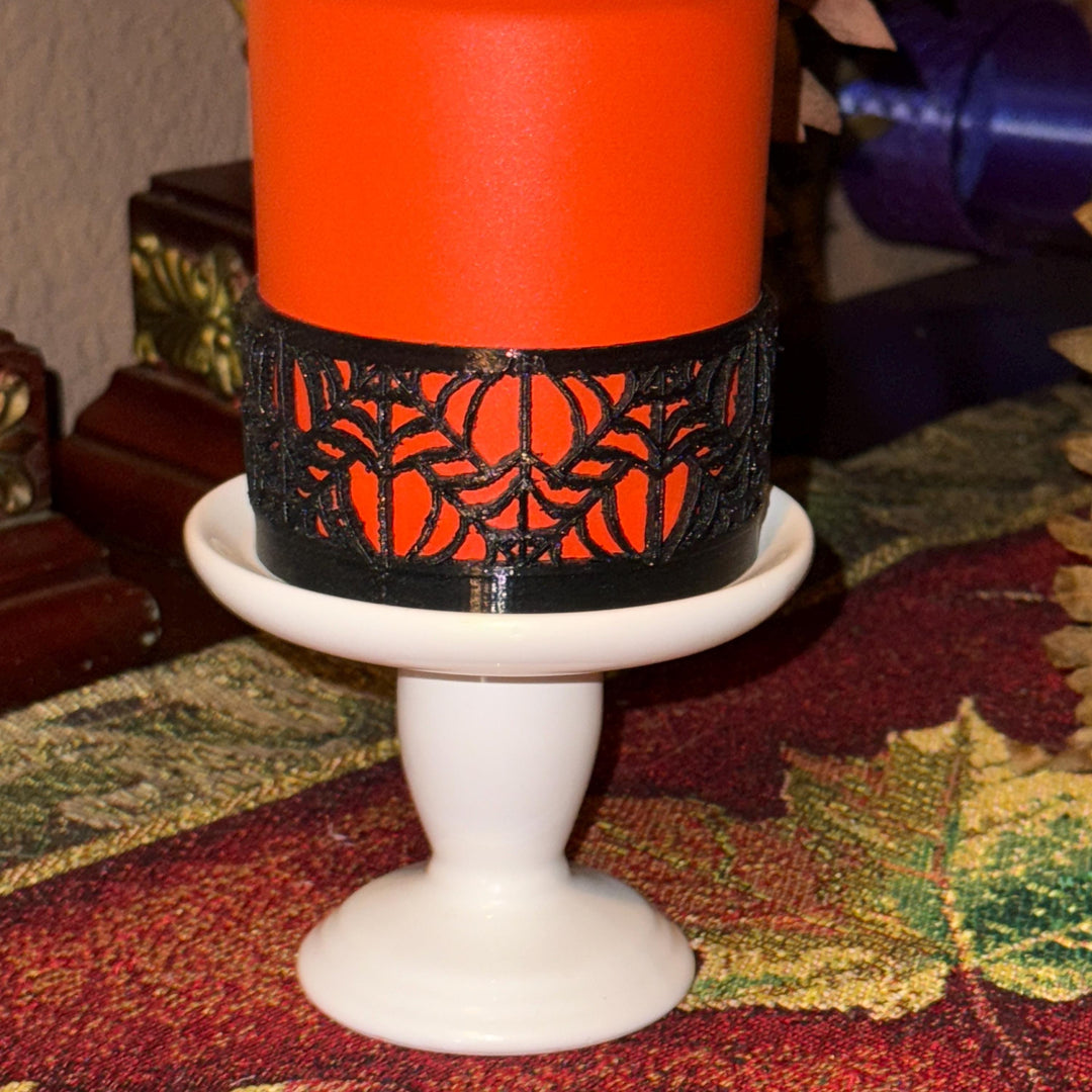 Halloween Neon Green Spiderweb Tumbler Topper , lid halo or Boot, Halloween Tumbler Sleeve, Fits 40 oz Stanley, Unique Gift, BEST SELLER
