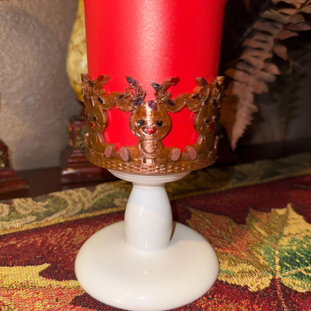 Christmas Reindeer Tumbler Boot, Protective Sleeve, Holiday Boot, Fit's 20 oz 30 oz and 40 oz Stanley, Tumbler Accessories, Unique Gift
