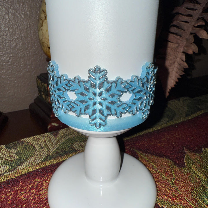 Christmas Snowflake Tumbler Boot, Protective Sleeve, Stanley Tumbler Accessories, unique gift, straw topper
