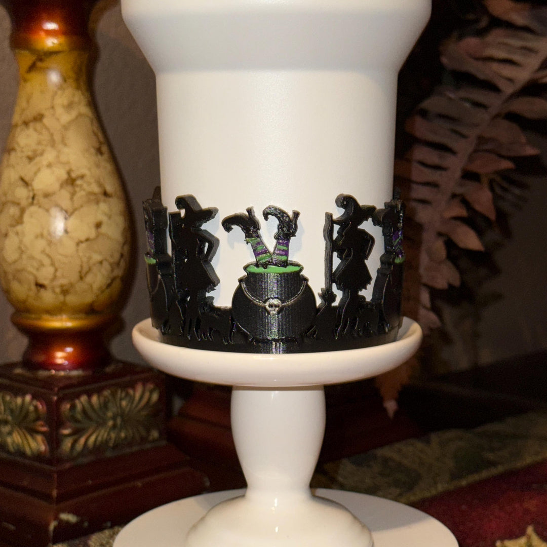 Wicked Witch Cauldron tumbler boot, Halloween accessories for your Stanley tumbler, unique Halloween gift.
