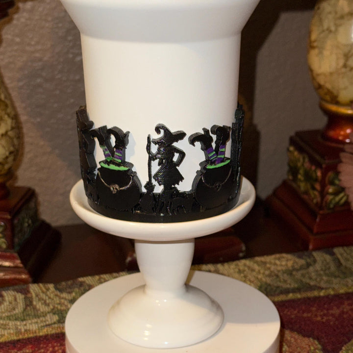 Wicked Witch Cauldron tumbler boot, Halloween accessories for your Stanley tumbler, unique Halloween gift.