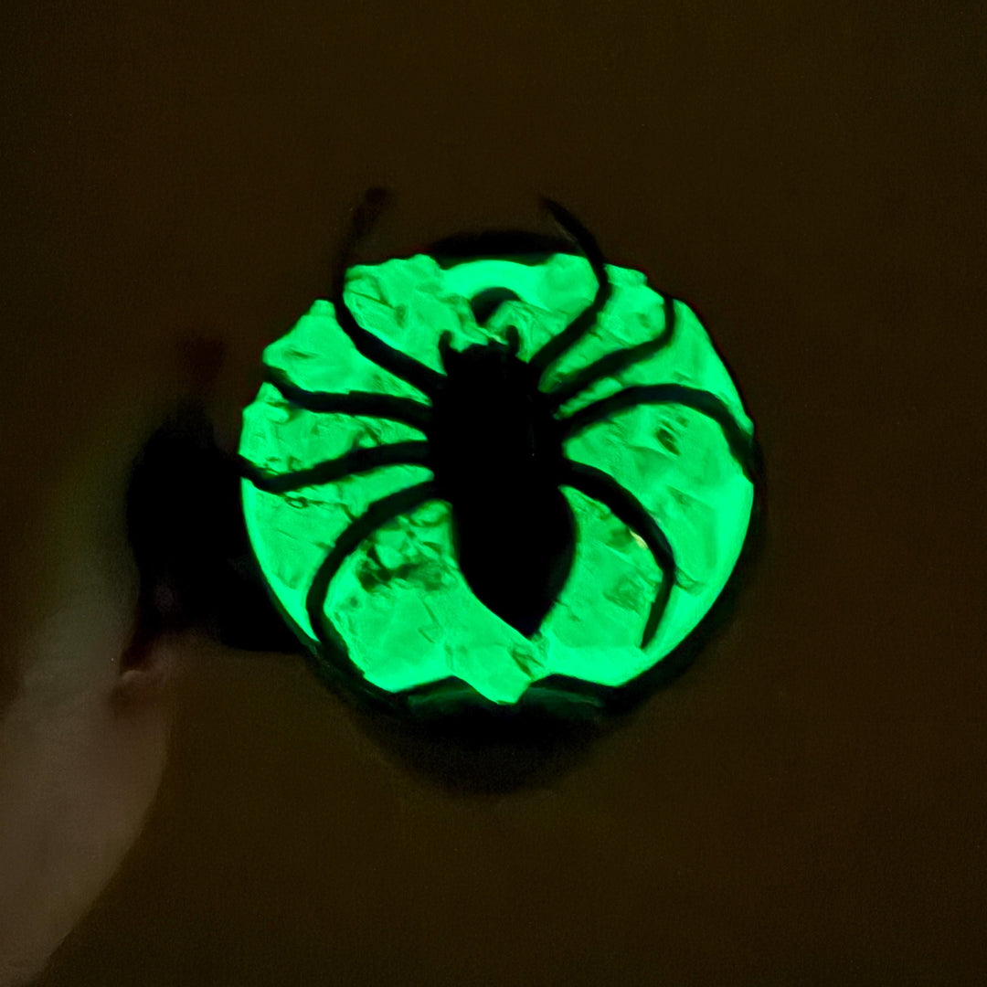 Glow in the Dark Halloween Spider Topper, Fits 30 40 oz Stanley Unique Gift, Spooky Season