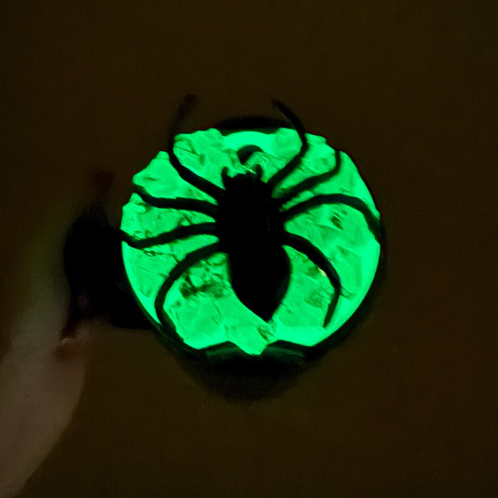 Glow in the Dark Halloween Spider Topper, Fits 30 40 oz Stanley Unique Gift, Spooky Season