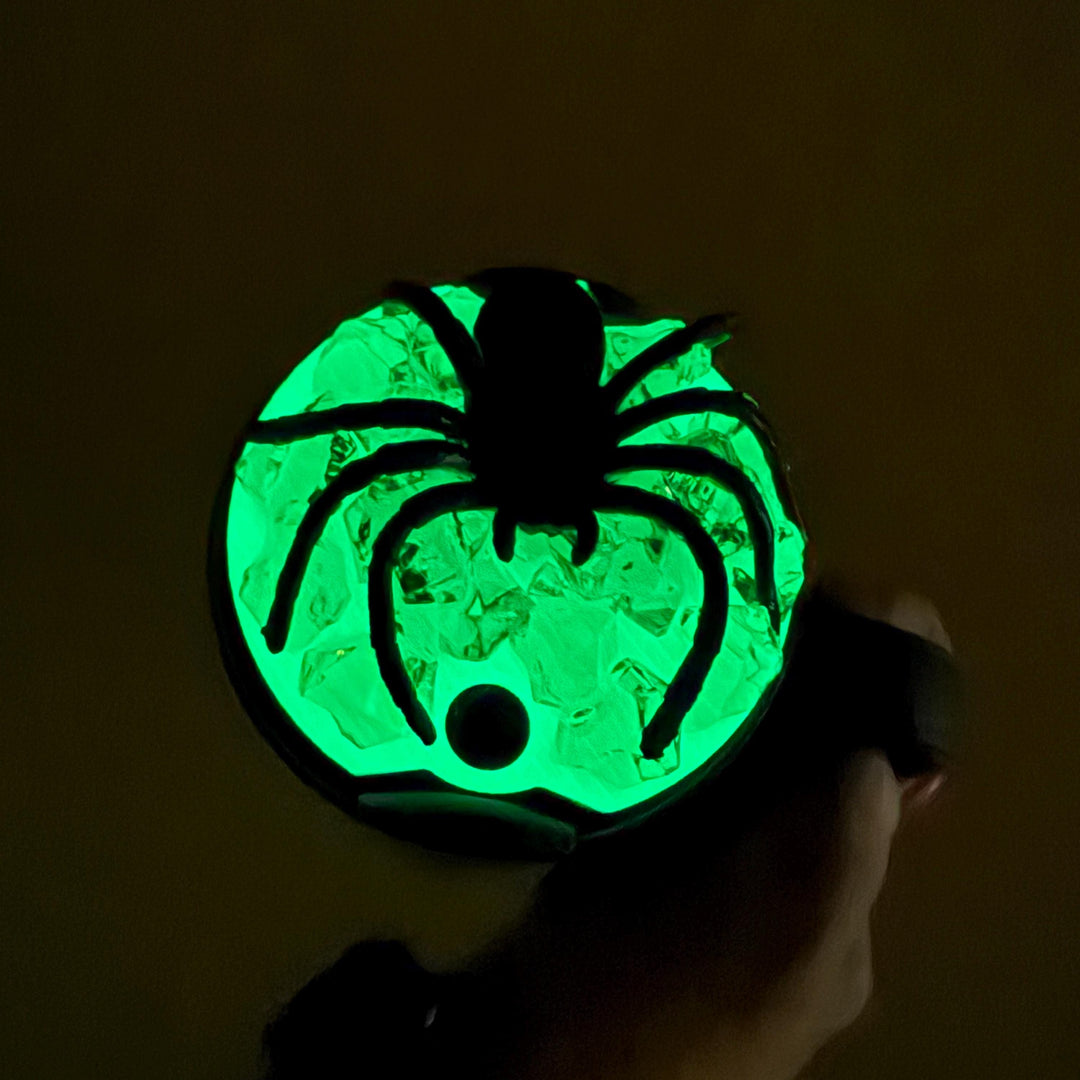 Glow in the Dark Halloween Spider Topper, Fits 30 40 oz Stanley Unique Gift, Spooky Season