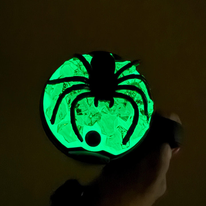 Glow in the Dark Halloween Spider Topper, Fits 30 40 oz Stanley Unique Gift, Spooky Season