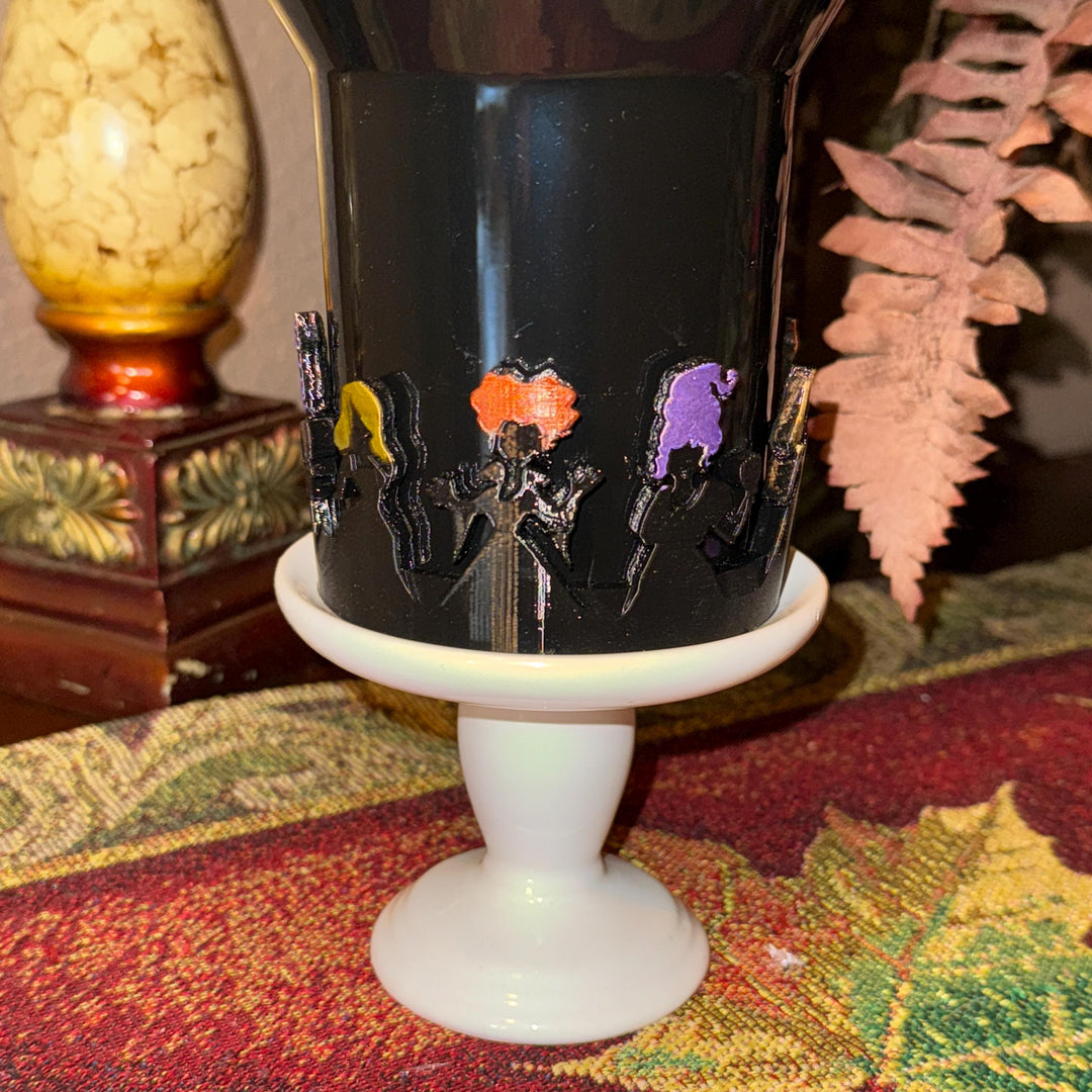 Halloween Sisters Tumbler boot, for Stanley 20 30 or 40 oz Tumblers, unique gift Halloween accessories