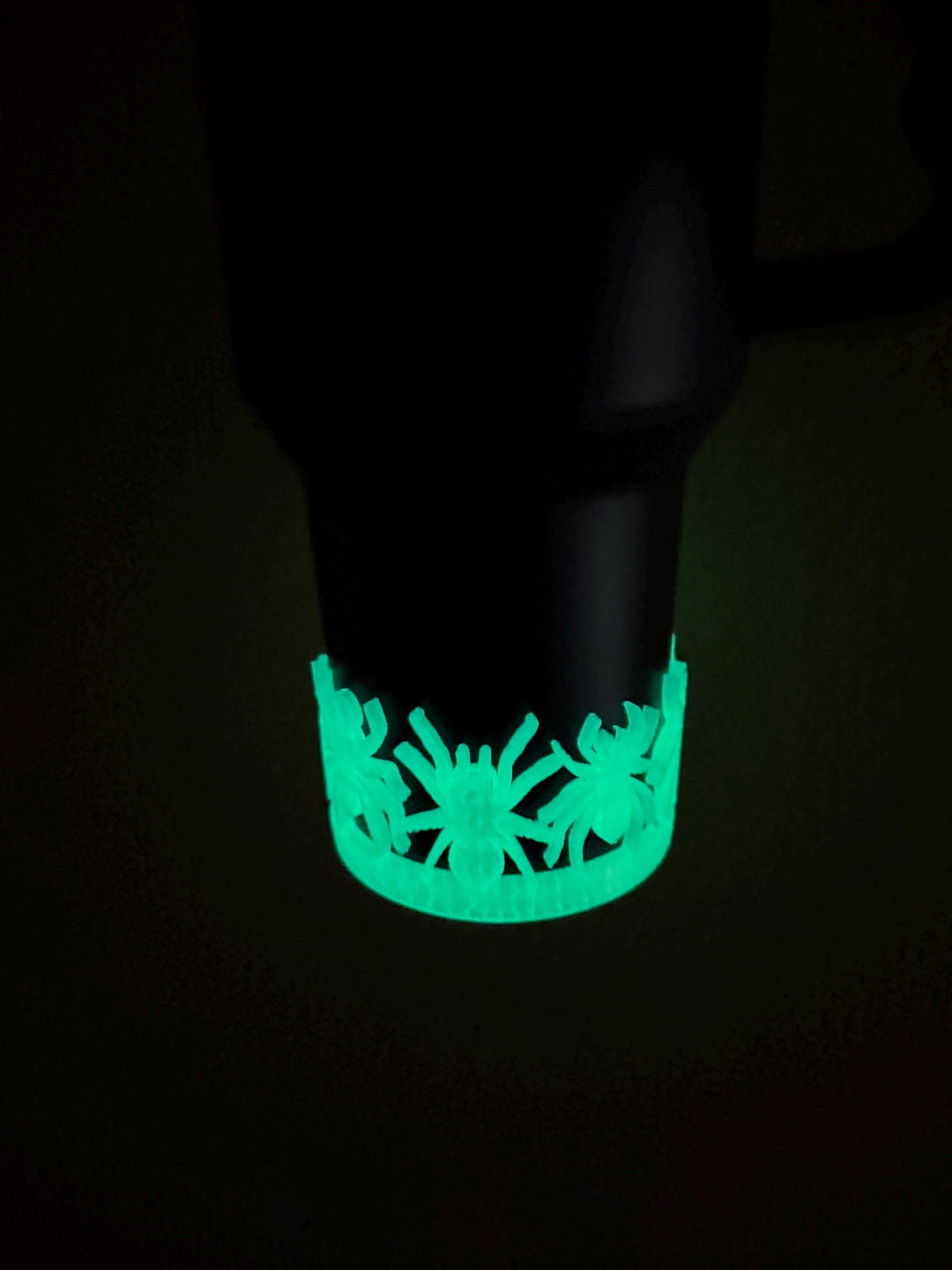 Multi Spider Glow in the Dark Halloween Spider Topper, Fits 30 40 oz Stanley Unique Gift, Spooky Season