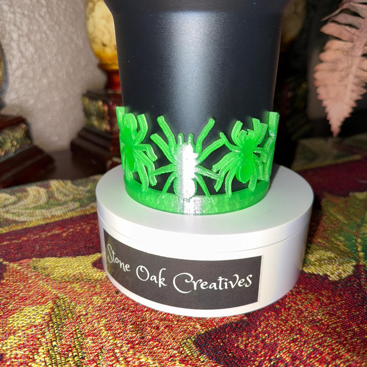Multi Spider Glow in the Dark Halloween Spider Topper, Fits 30 40 oz Stanley Unique Gift, Spooky Season