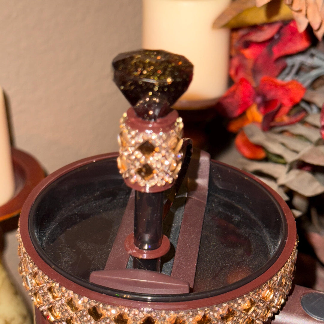 Copper Rhinestone Fancy Boot Bangle Band Royal Princess Accessory Collection for Stanley tumblers, accent jewelry, unique gift