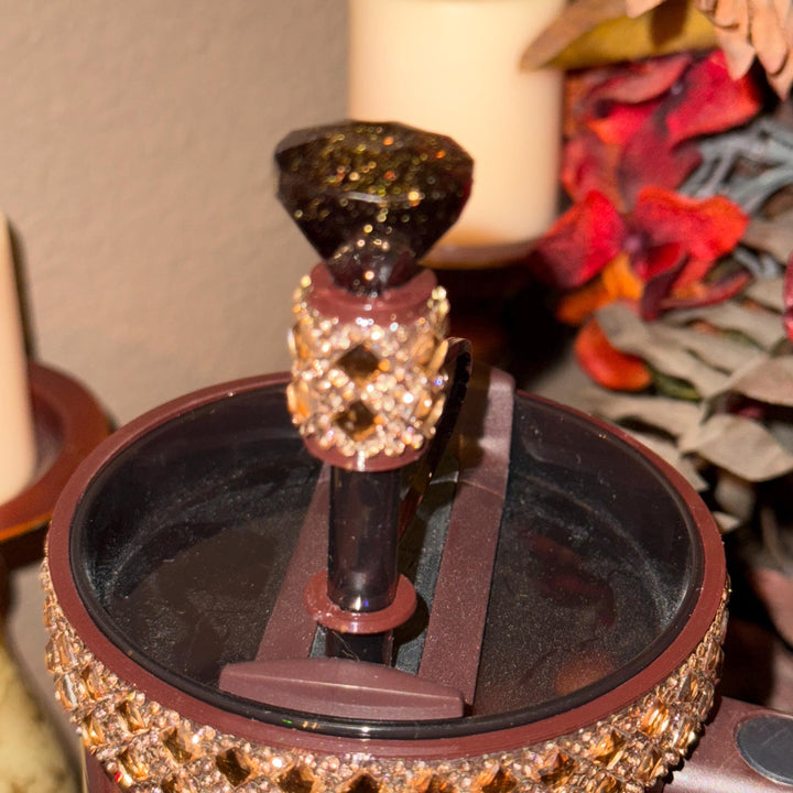 Copper Rhinestone Fancy Boot Bangle Band Royal Princess Accessory Collection for Stanley tumblers, accent jewelry, unique gift