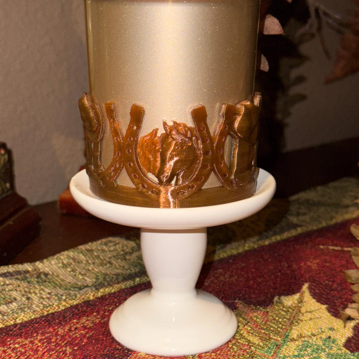 Cowboy and Horseshoe Hat Tumbler Boot, Rodeo Cup Sleeve, fits your Stanley Tumblers, Unique Gift, wrangler rider