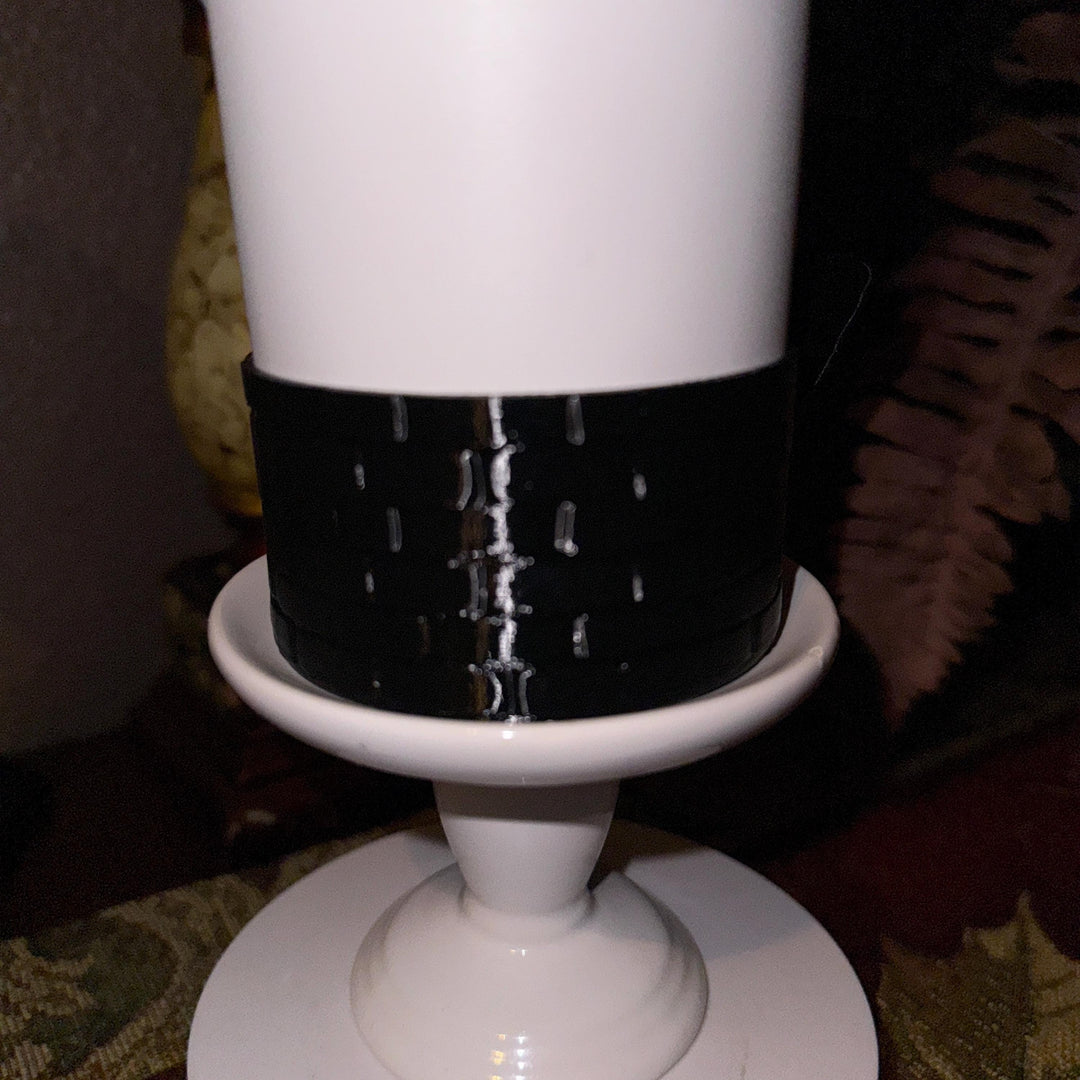Black Moth Deadly Damask tumbler boot, for Stanley 20 30 or 40 oz Tumblers, unique gift Halloween accessories