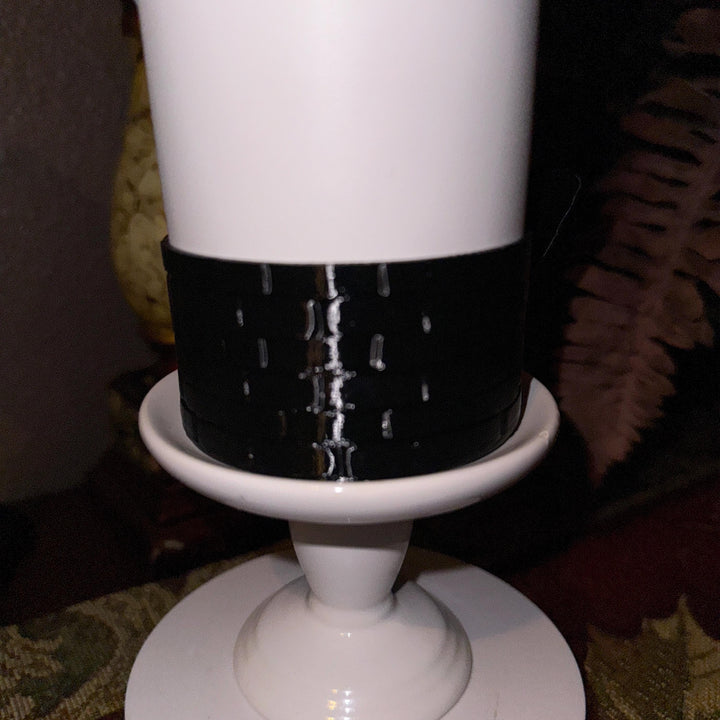 Black Moth Deadly Damask tumbler boot, for Stanley 20 30 or 40 oz Tumblers, unique gift Halloween accessories