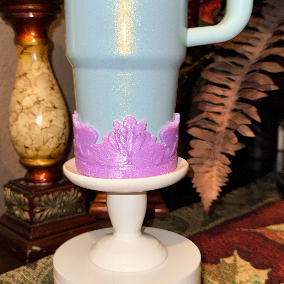 Beautiful Swan Tumbler Boot, Tumbler Boot Sleeve, fits your Stanley Tumblers, Unique Gift for Spring, 20 oz 30 oz 40 oz