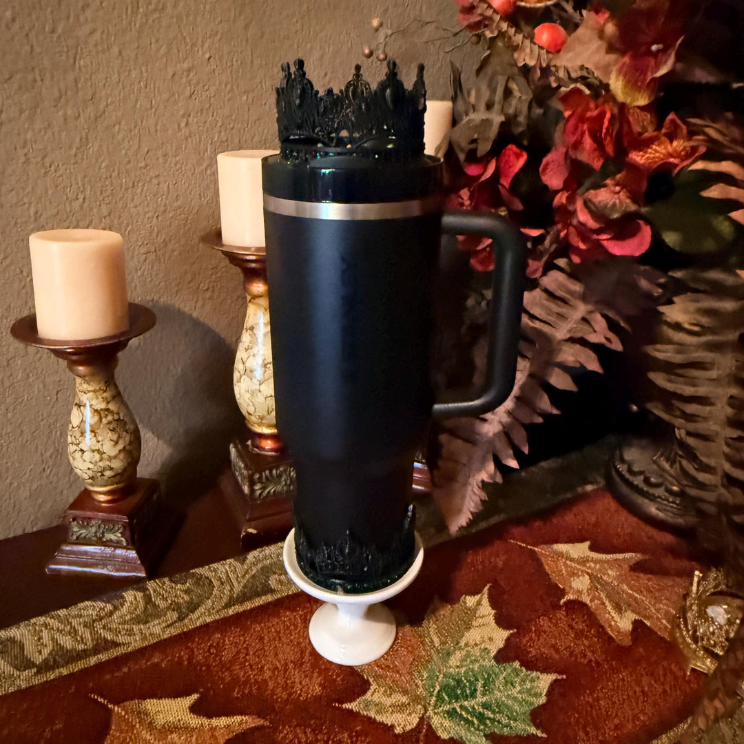 Wickedly and Good Witch Gold Black Emerald Pink Tumbler Accessories, boot, lid topper, unique trending gifts for Stanley 20 30 40 oz