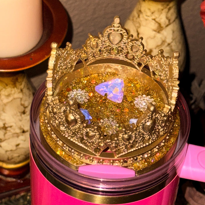 Wickedly and Good Witch Gold Black Emerald Pink Tumbler Accessories, boot, lid topper, unique trending gifts for Stanley 20 30 40 oz