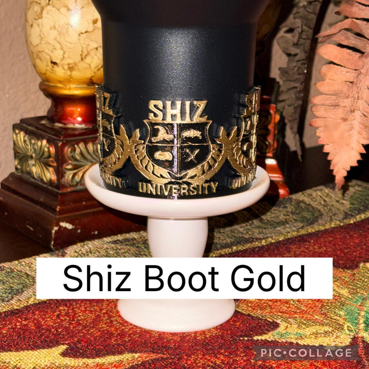 Good and Wicked Witch Black Pink Green Tumbler Boot Accessories that fit Stanley 20/30 ad 40 oz Tumblers