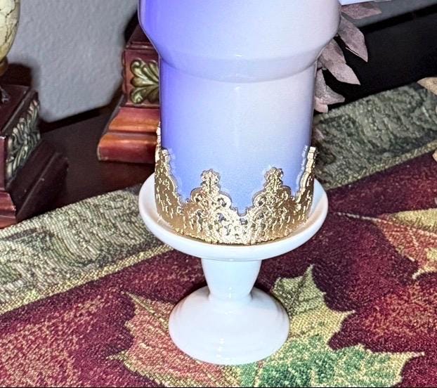 Good Witch Rhinestone Gold Silver Crown Lid or Straw Topper for your Glinda Stanley tumbler, 20 30 40 oz