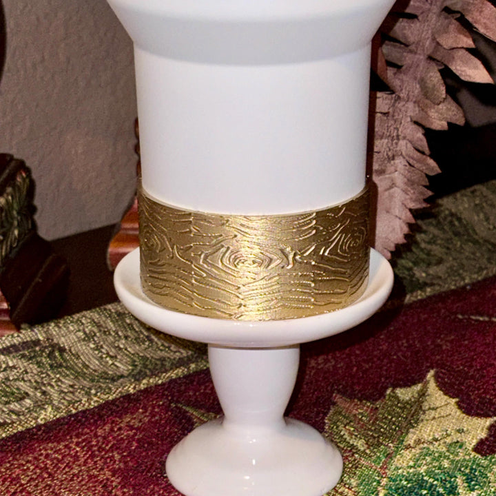 Woodgrain Gold or Silver Tumbler Accessories, boot or halo, unique trending gifts for Stanley 20 30 40 oz Holiday Cheers & Cheer Collection