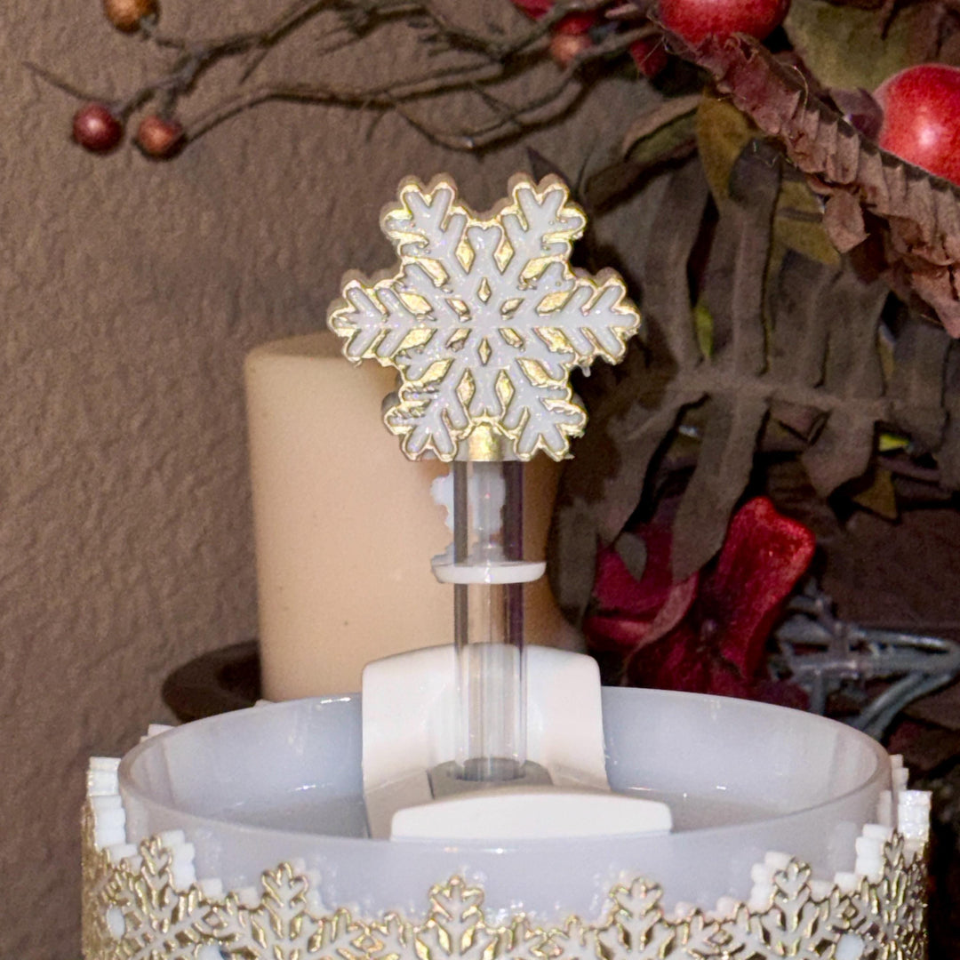 Christmas Snowflake Tumbler Boot, Protective Sleeve, Stanley Tumbler Accessories, unique gift, straw topper