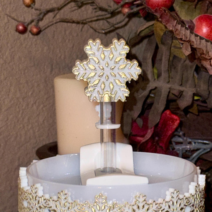 Christmas Snowflake Tumbler Boot, Protective Sleeve, Stanley Tumbler Accessories, unique gift, straw topper