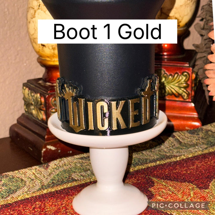 Good and Wicked Witch Black Pink Green Tumbler Accessories that fit Stanley 20/30 ad 40 oz Tumblers