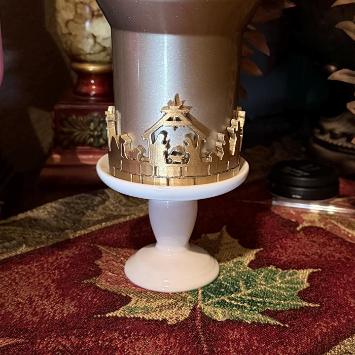 Wrap Around Christmas Nativity Scene Jesus Mary Joseph Shepard Wise Men Tumbler Boot, Protective Sleeve, Stanley Tumbler Accessories