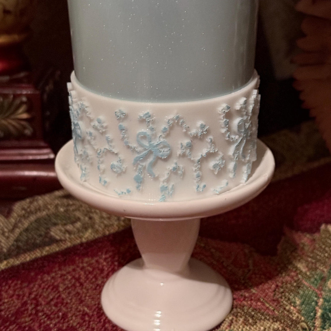 NEW White Shimmer LSF Couquette Ribbon Bow Tumbler Boot, lid topper, handle charms, Fit the Love Shack Fancy Stanley, Unique Accessories