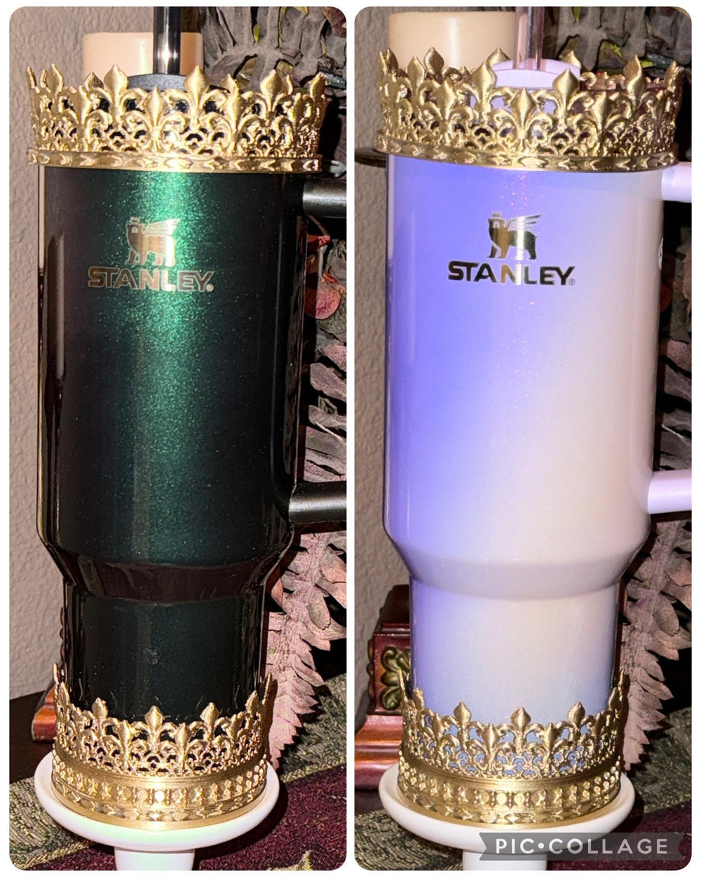 Gold Crowns for Wicked and Good Witch, Tumbler Accessories, boot, halo, 20 30 40 oz, unique trending gifts for Stanley