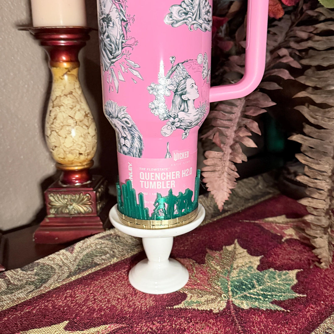 Emerald Green Castle Wickedly Witch Tumbler Sleeve Good Witch to fit Stanley Tumblers, Unique Gift