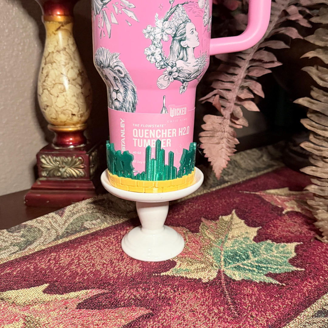 Emerald Green Castle Wickedly Witch Tumbler Sleeve Good Witch to fit Stanley Tumblers, Unique Gift