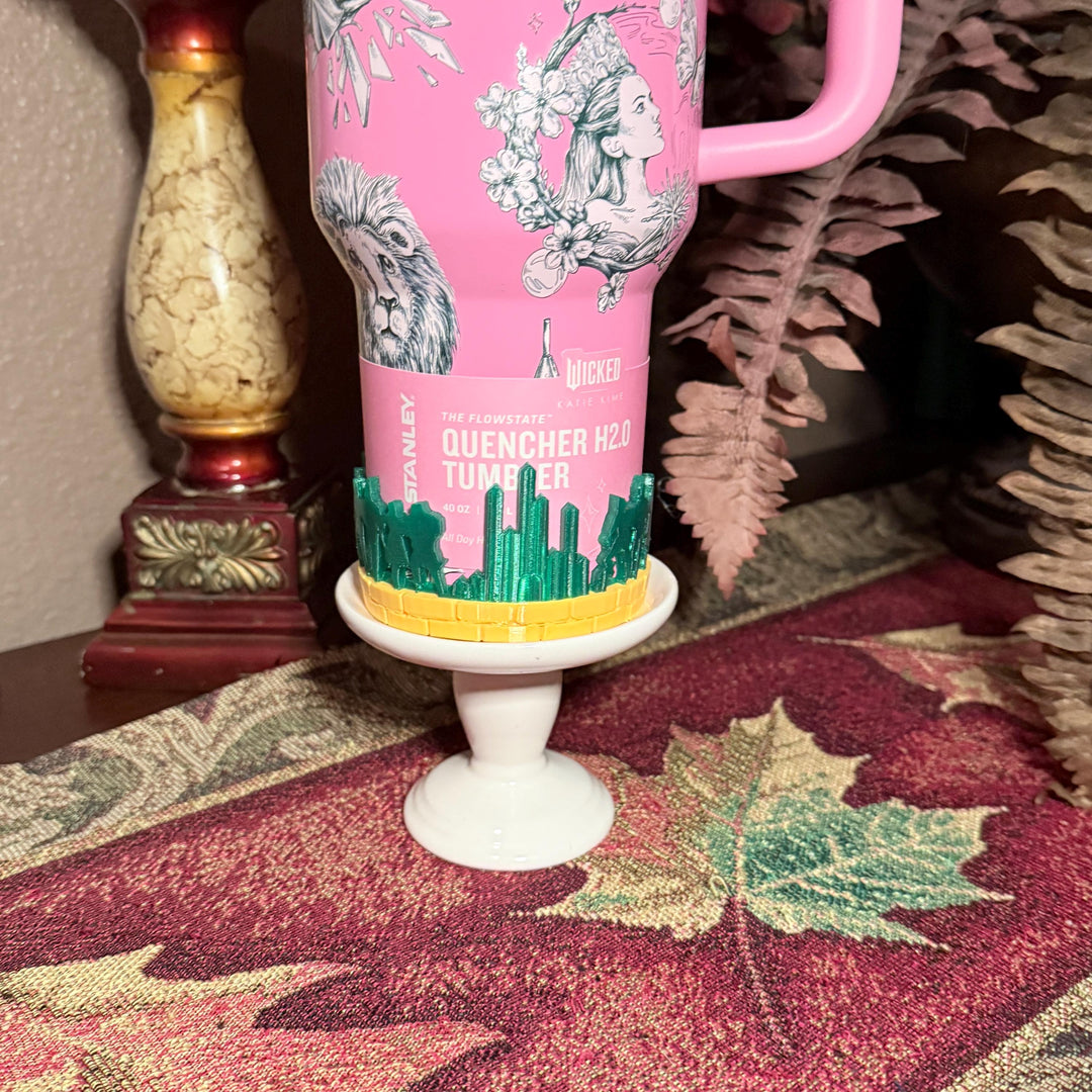 Emerald Green Castle Wickedly Witch Tumbler Sleeve Good Witch to fit Stanley Tumblers, Unique Gift