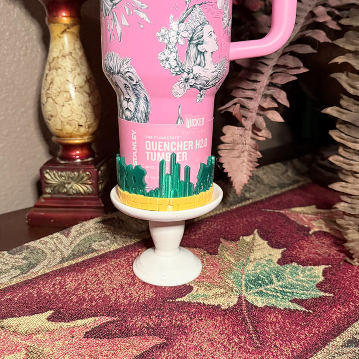 Emerald Green Castle Wickedly Witch Tumbler Sleeve Good Witch to fit Stanley Tumblers, Unique Gift