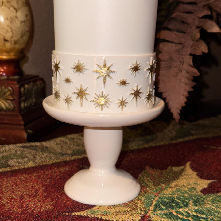 Gold White Nativity Scene Jesus Mary, Tumbler Boot or toppers, star handle charms, Stanley Tumbler Accessories, Starlight Shimmer