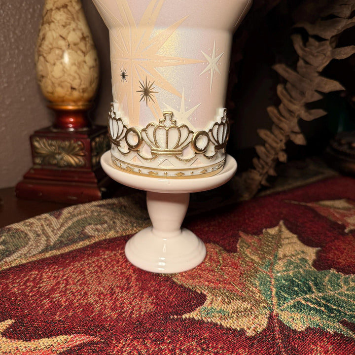 Gold White Nativity Scene Jesus Mary, Tumbler Boot or toppers, star handle charms, Stanley Tumbler Accessories, Starlight Shimmer