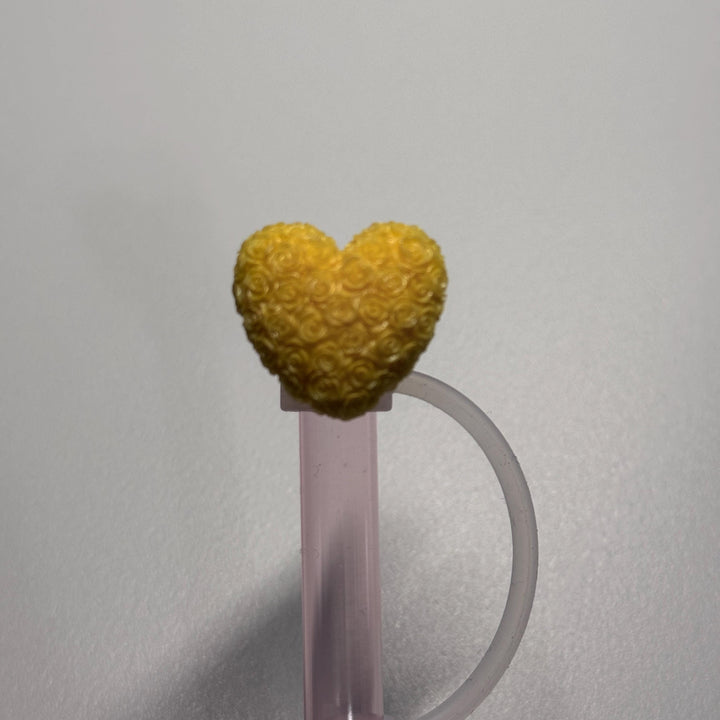 Rose Heart Straw Cap Topper, for Valentine Stanley 20 30 or 40 oz Tumblers, unique minimalist gift accessories